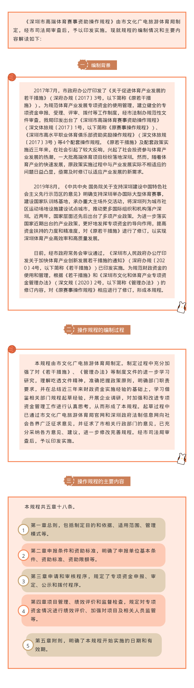 【图解】关于《深圳市高端体育赛事资助操作规程》的政策解读