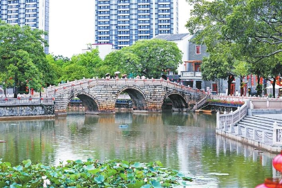 百年永兴桥成市民打卡点