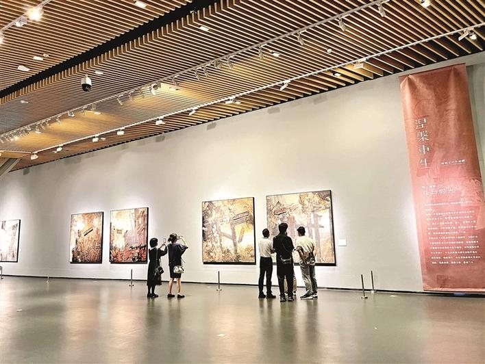 中国版画博物馆展出其近年来创作的75件作品
