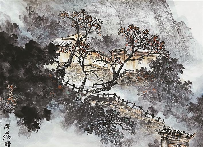深圳艺术家林文瑞举办山水画展
