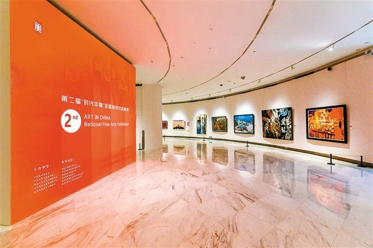 全国性综合美展亮相深圳关山月美术馆 “时代中国”展现时代画卷