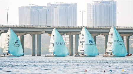 2024世界帆船对抗巡回赛（WMRT）深圳·宝安总决赛开赛