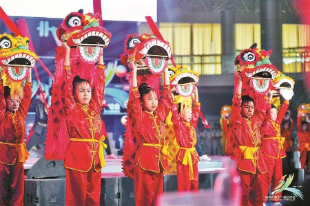 下十围小学少年醒狮团闪耀市运会