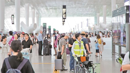 深圳机场旅客量航班量创历年暑运新高