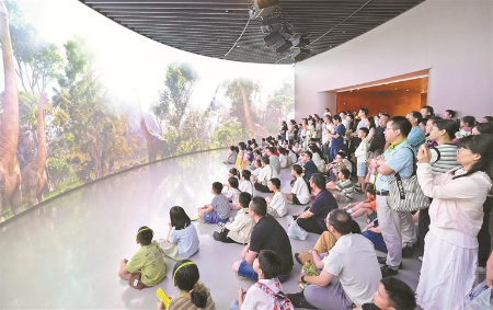 深圳自然博物馆半月迎客超20万 深圳自然博物馆半月迎客超20万